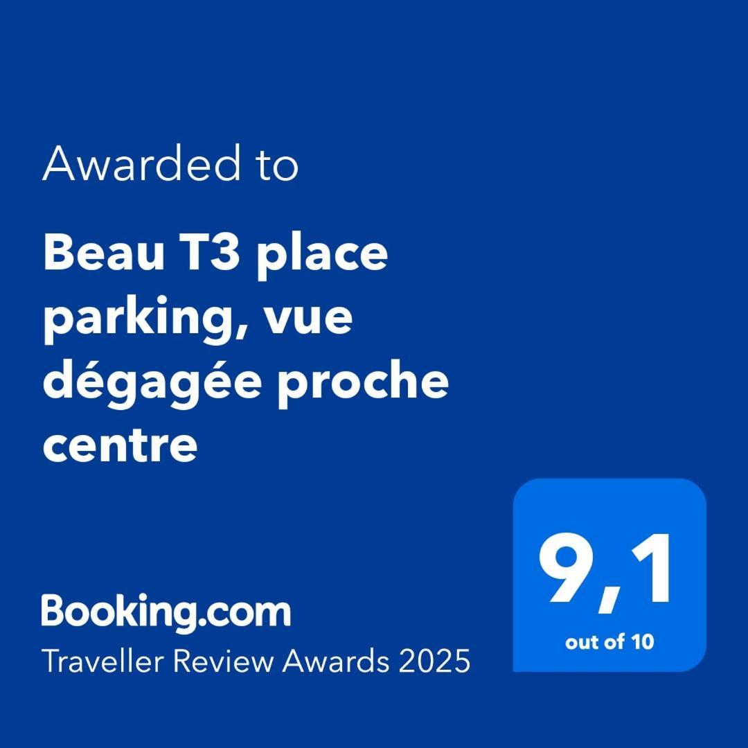 Beau T3 Place Parking, Vue Degagee Proche Centre Appartement